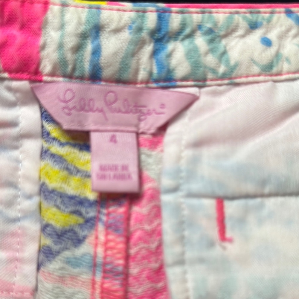Lilly Pulitzer Pink and Yellow Shorts - Picture 5 of 8